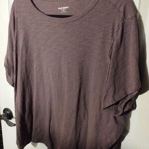 Old Navy Brownish Burgundy Short Sleeve T-Shirt